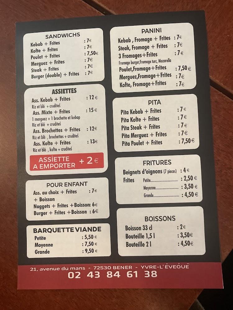 Levent Kebab - Menu Image 1