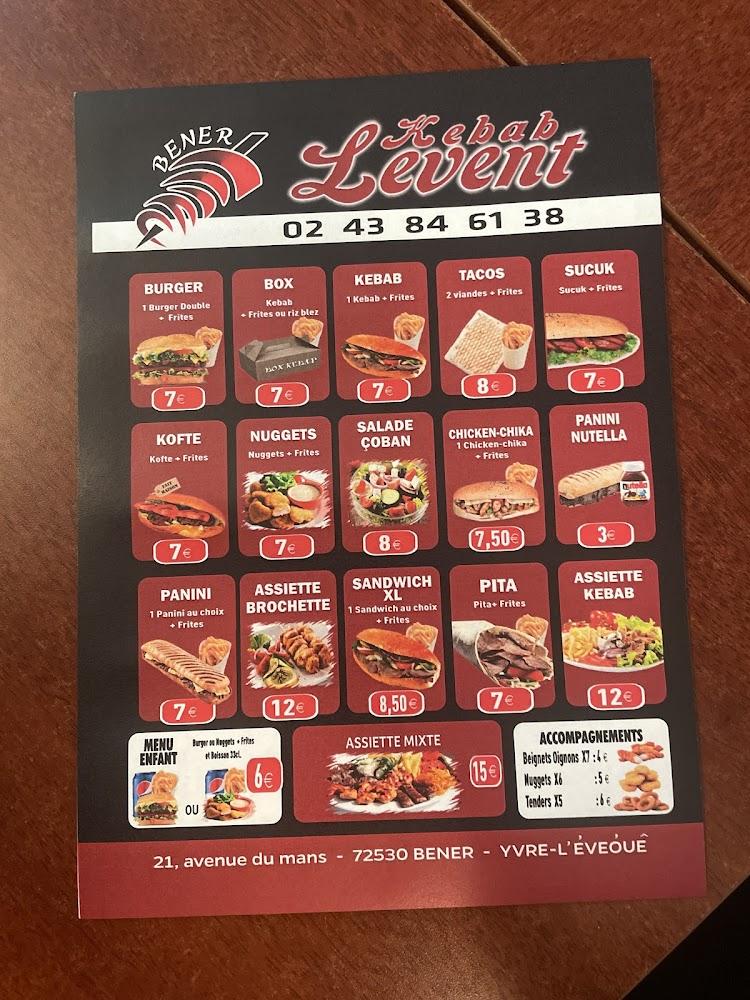 Levent Kebab - Menu Image 2